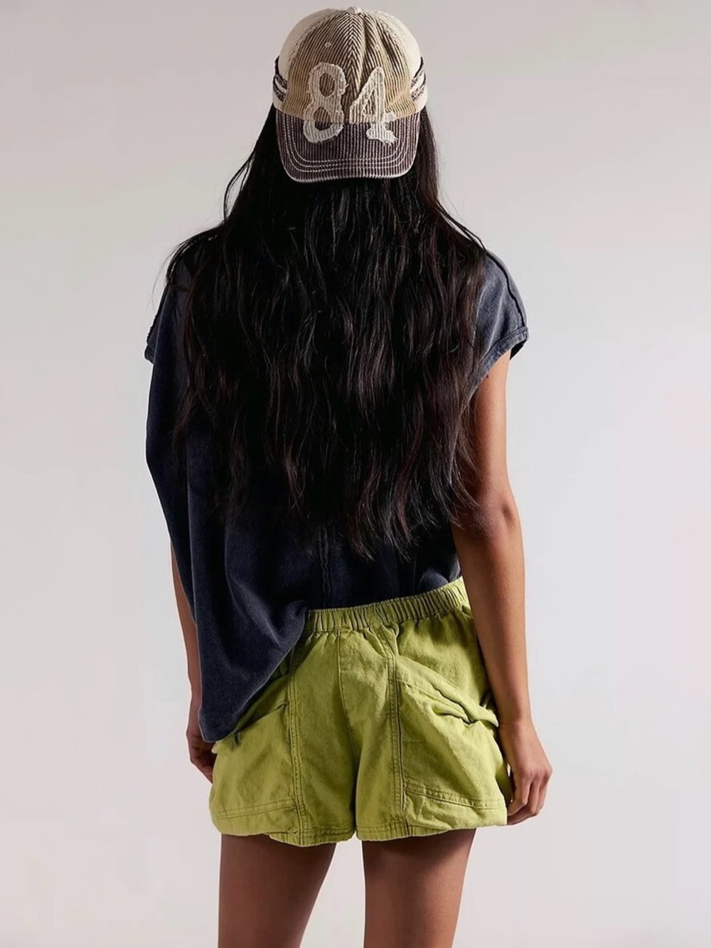 Good Fortune Linen & Cotton Shorts Free People $68.00 Warm Olives Multiple Sizes - Picture 4 of 15